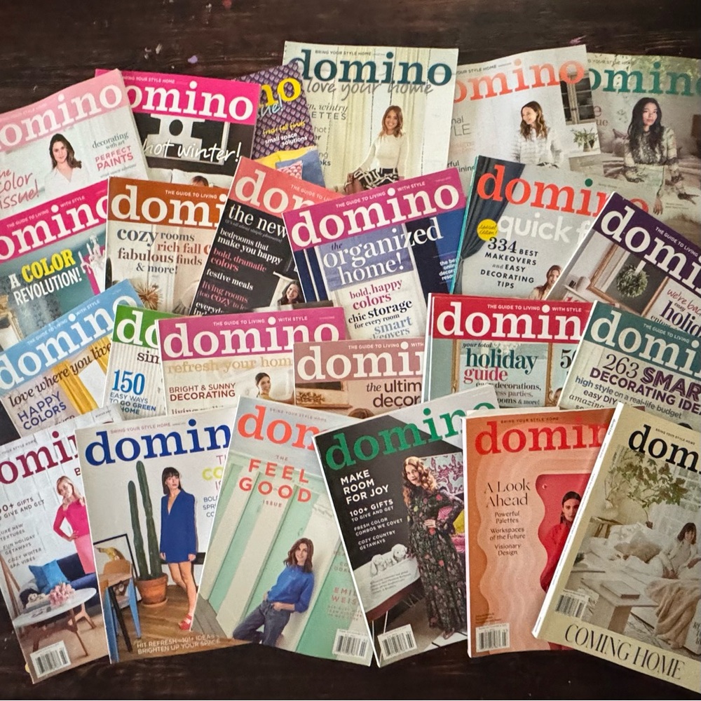 DOMINO MAGAZINE Lot of 25